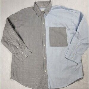 Abercrombie Fitch Long Sleeve Button Up Shirt NWT‎ Men's Size Large Colorblock